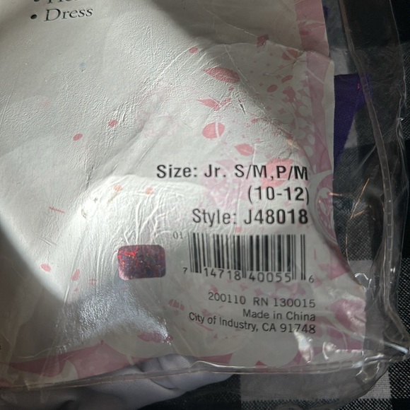 Gypsy Princess 2 Pc Costume Dress and Headscarf Jr Small Teen Small - Picture 2 of 8